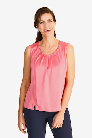 Select By Hermann Lange Top in Pink: front