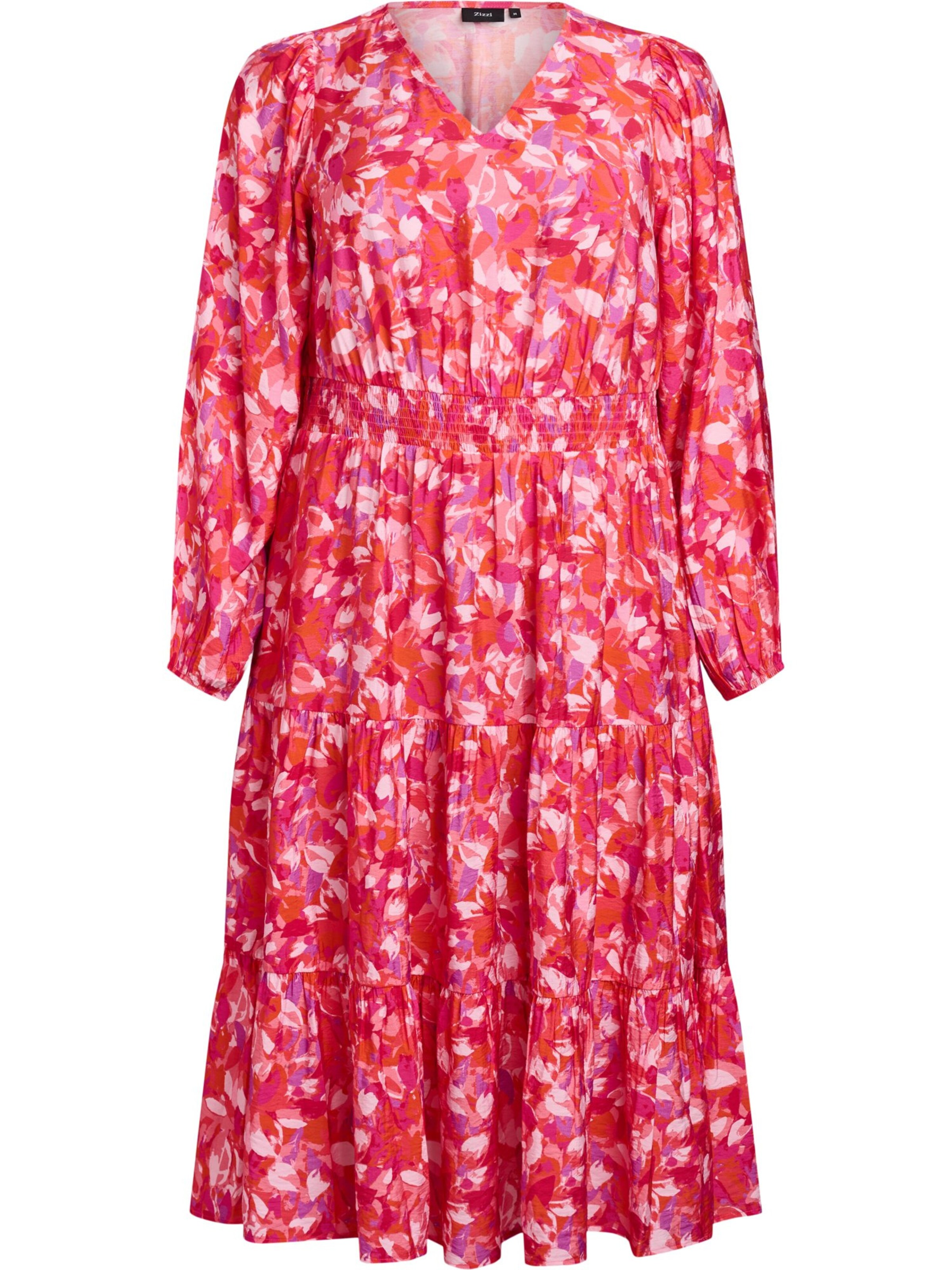 Zizzi Φόρεμα 'Mestea' σε ροζ: μπροστά