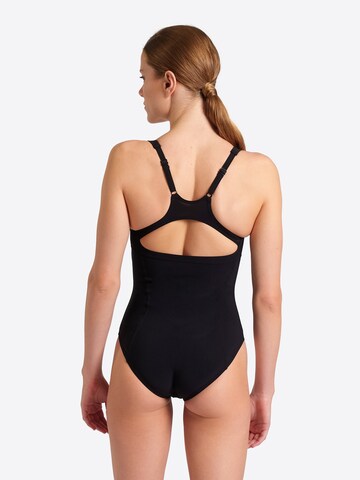 ARENA - Soutien Bustier Fato de banho modelador 'BODYLIFT MARINA C-CUP' em preto