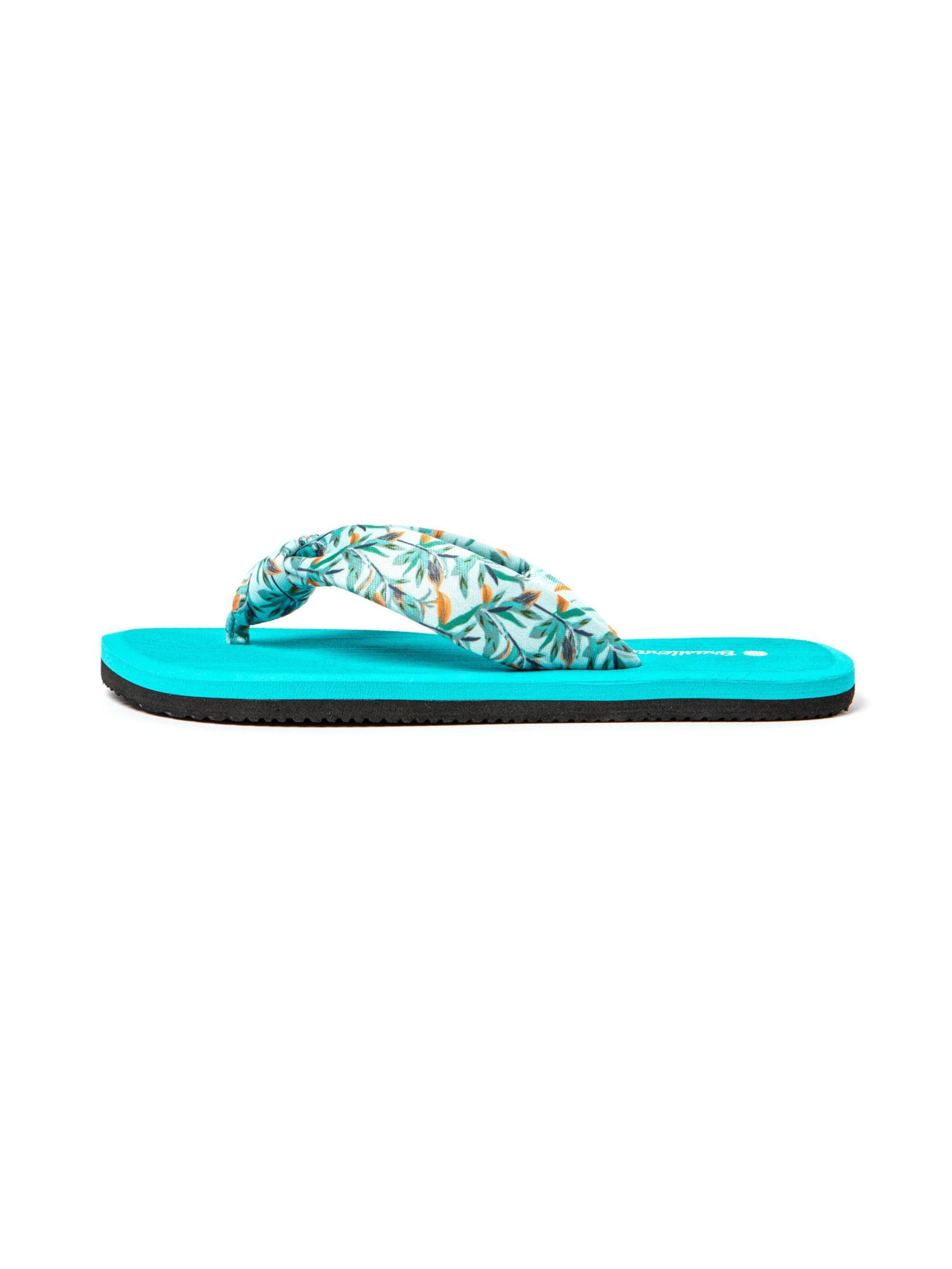 Scarpe da spiaggia / da bagno 'Hibiscus Nudo' di Brasileras in verde