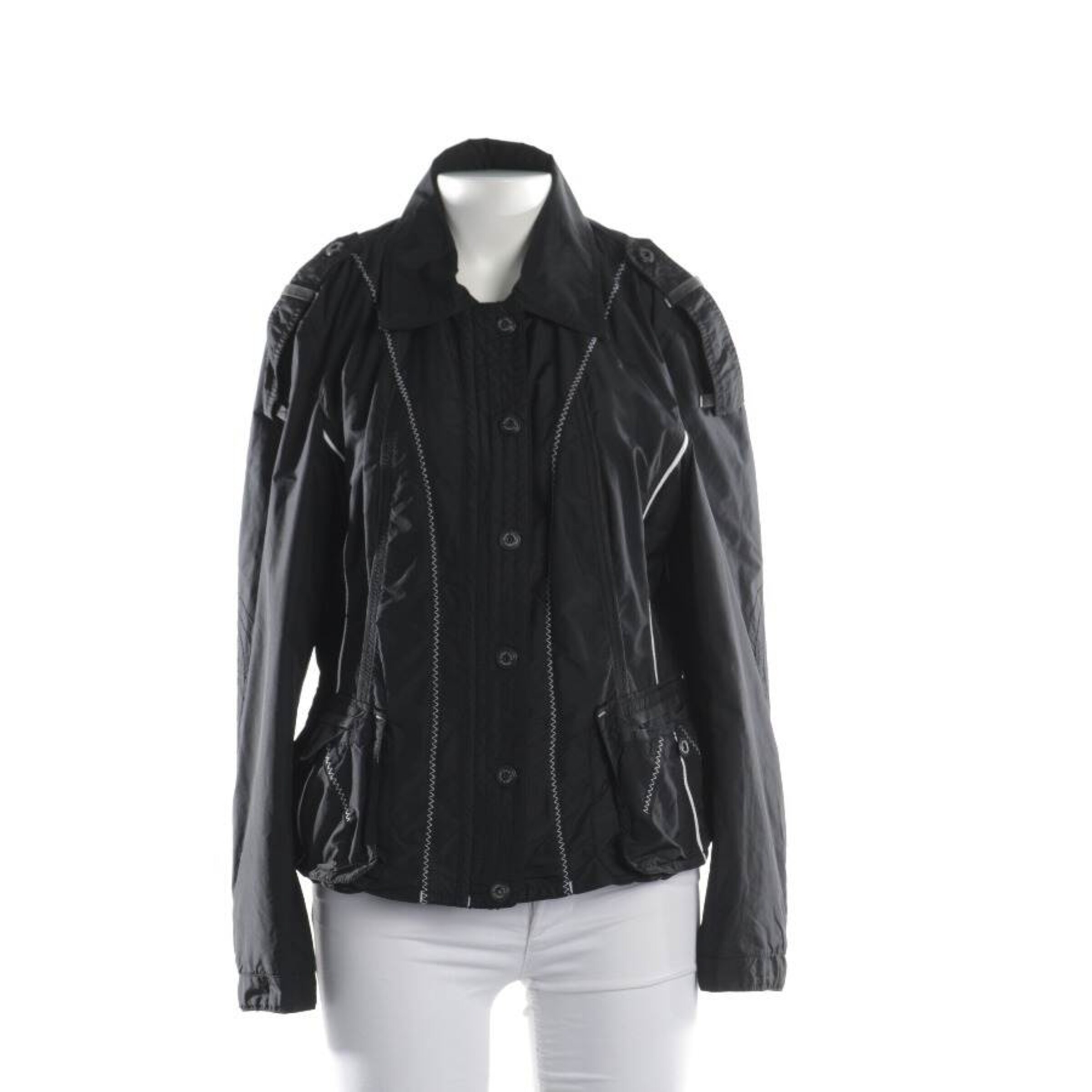 Marc Cain Jacket & Coat in L in Black: front