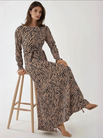 Hiccup - Vestido em castanho