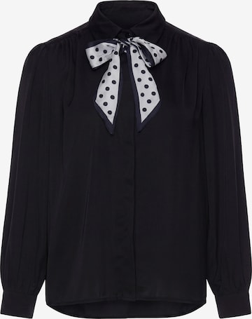 Chemisier usha BLACK LABEL en noir : devant
