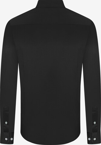 DENIM CULTURE Regular fit Button Up Shirt 'Abel' in Black