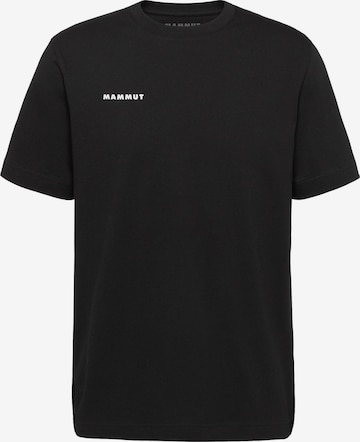 MAMMUT Funktionsshirt in Schwarz: Vorderseite