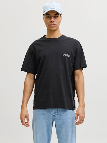 JACK & JONES - Camiseta 'JORCATSKILLS' en negro