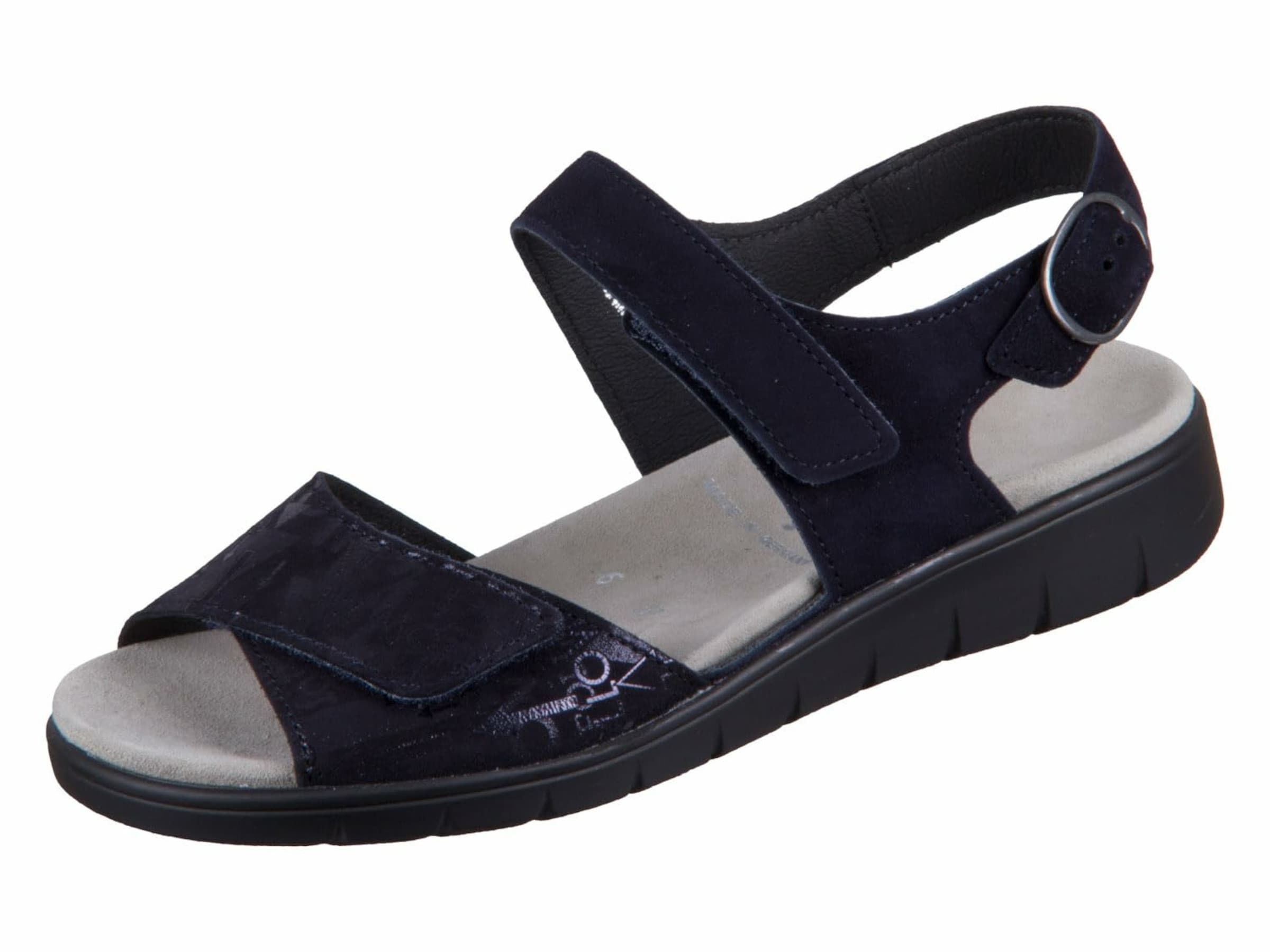 SEMLER Sandale in Blau: Vorderseite