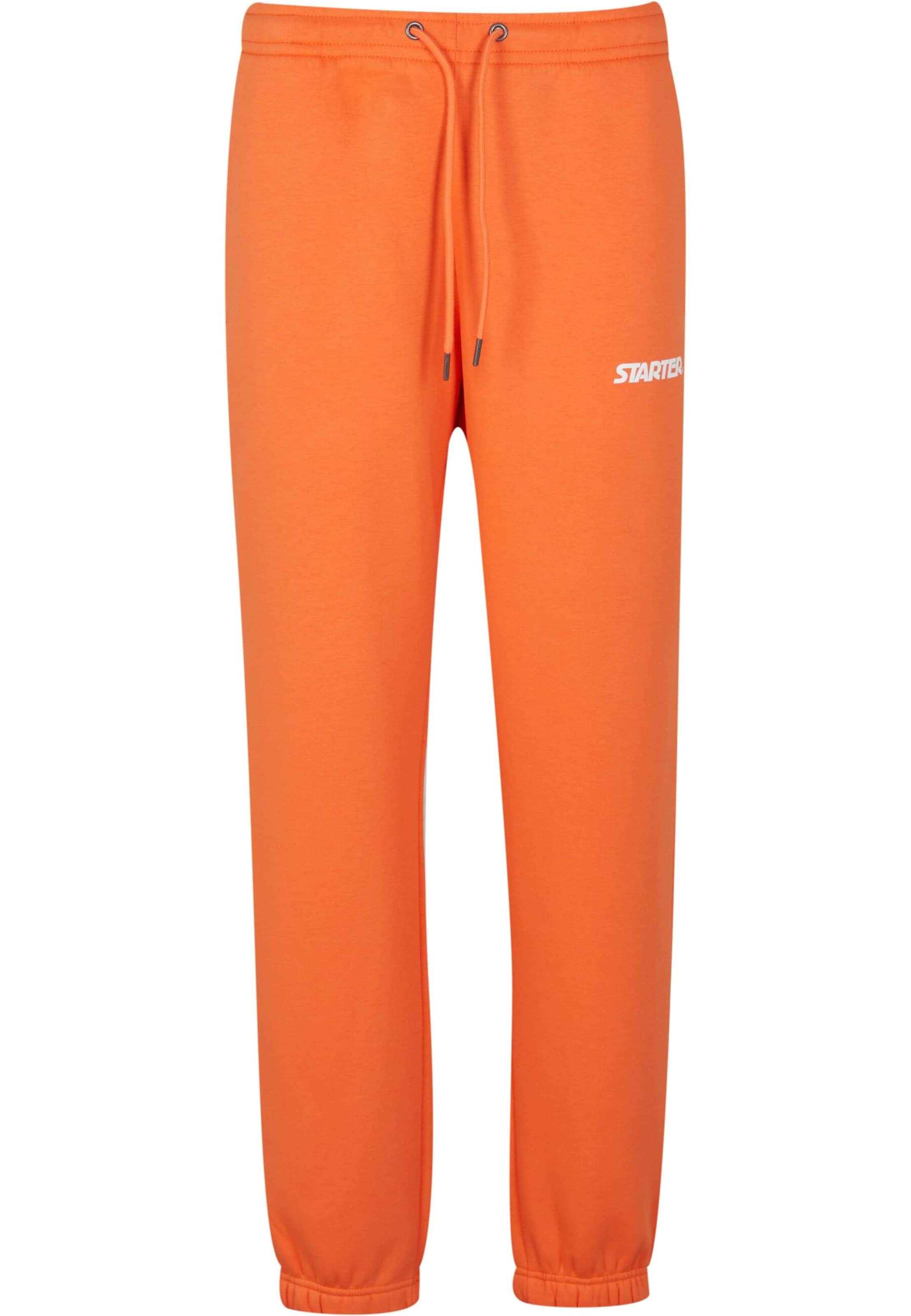 Tapered Pantaloni 'Essential' di Starter Black Label in arancione: frontale