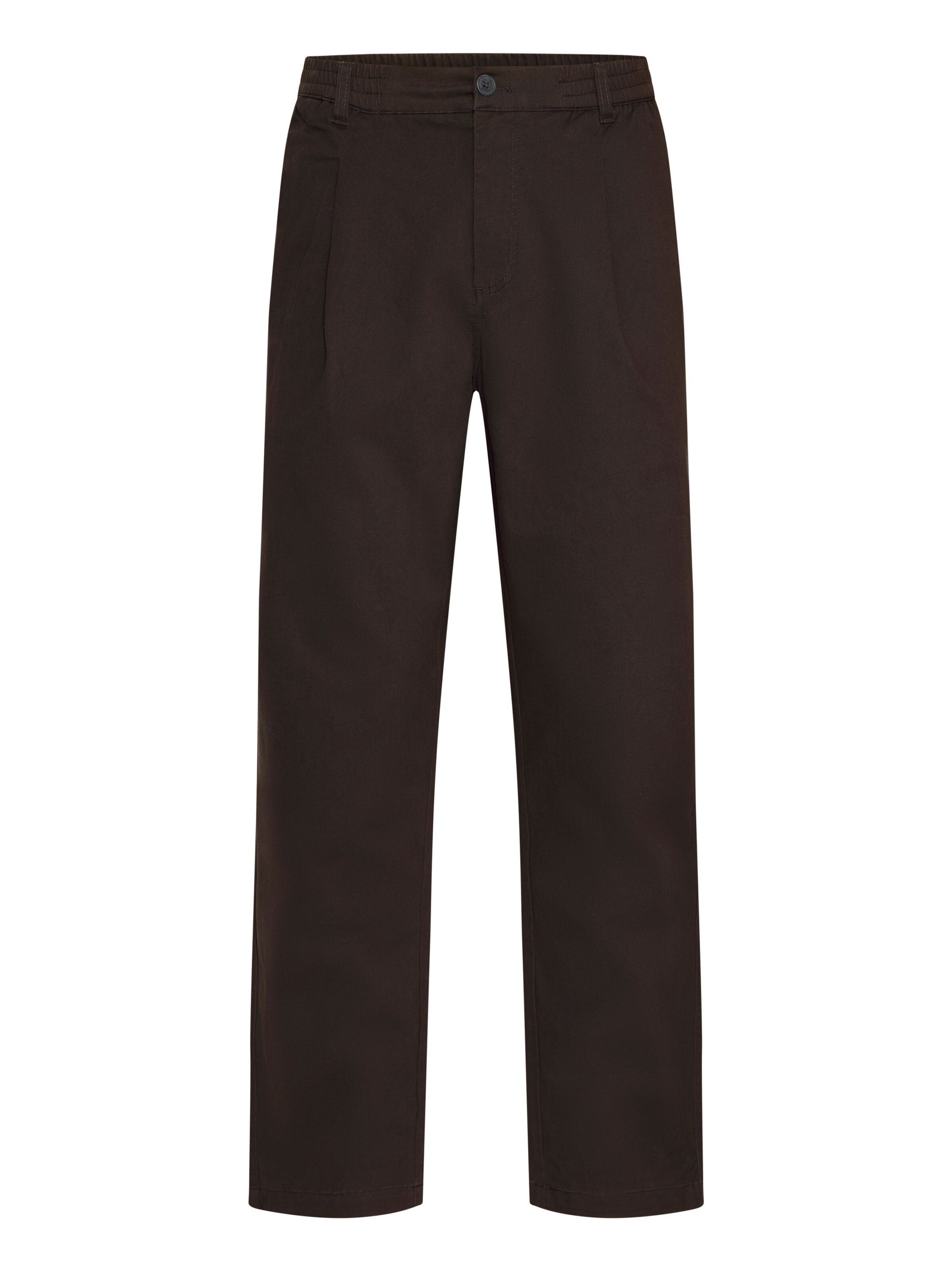 regular Pantaloni chino ' SDLIAM PLEAT ELAST. ' di !Solid in nero: frontale