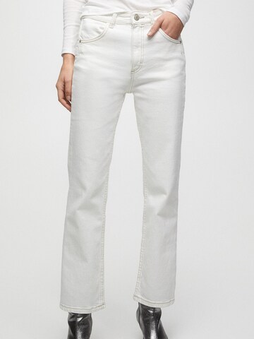 Pull&Bear regular Jeans i hvid