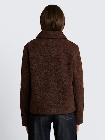 TOM TAILOR Fleecejacke in Braun