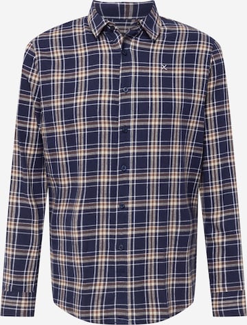 Clean Cut Copenhagen Regular fit Overhemd in Blauw: voorkant
