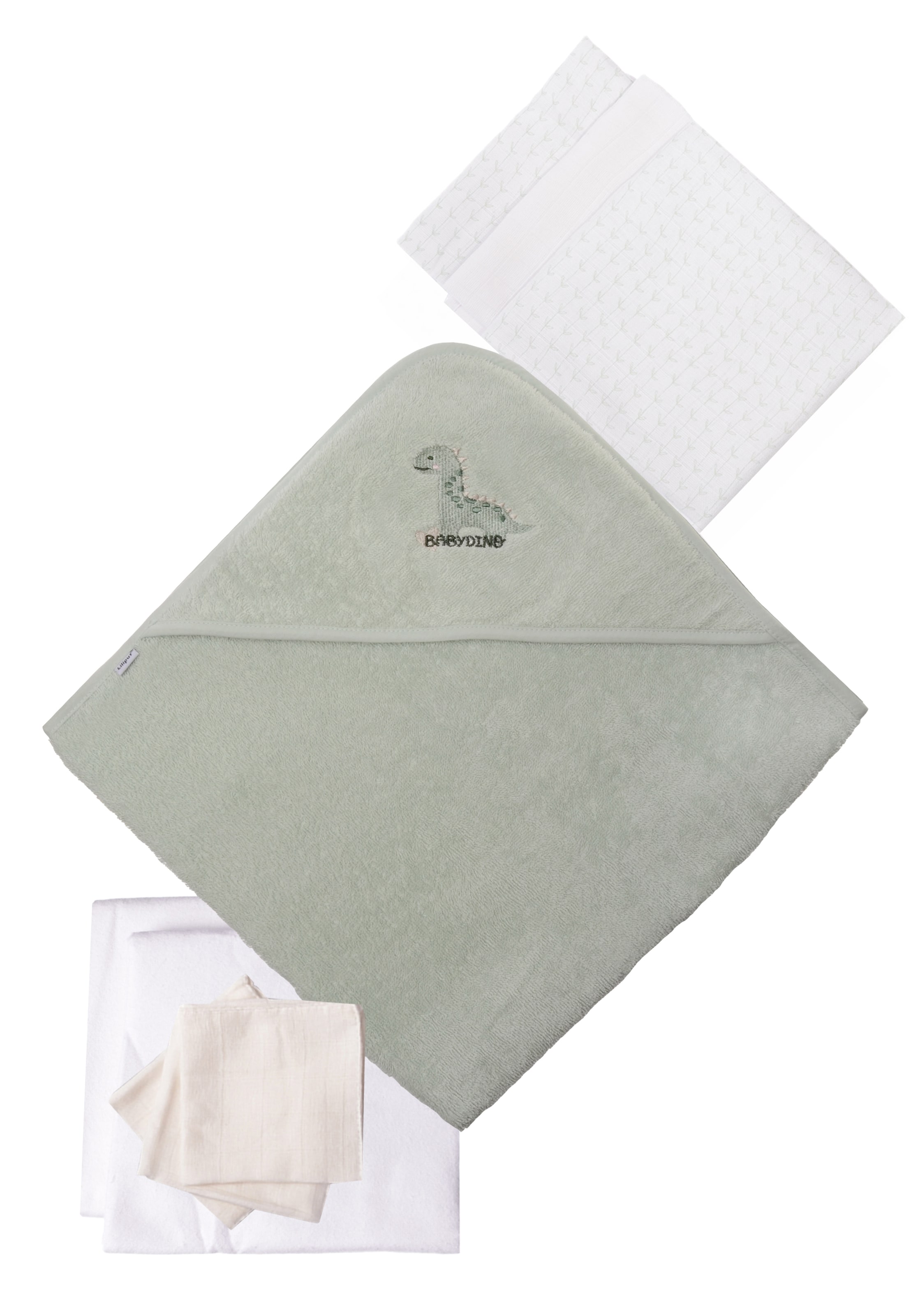 LILIPUT Erstausstattung 'Dinosaurier' in Grün: Vorderseite