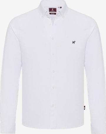 balta Williot Priglundantis modelis Marškiniai: priekis