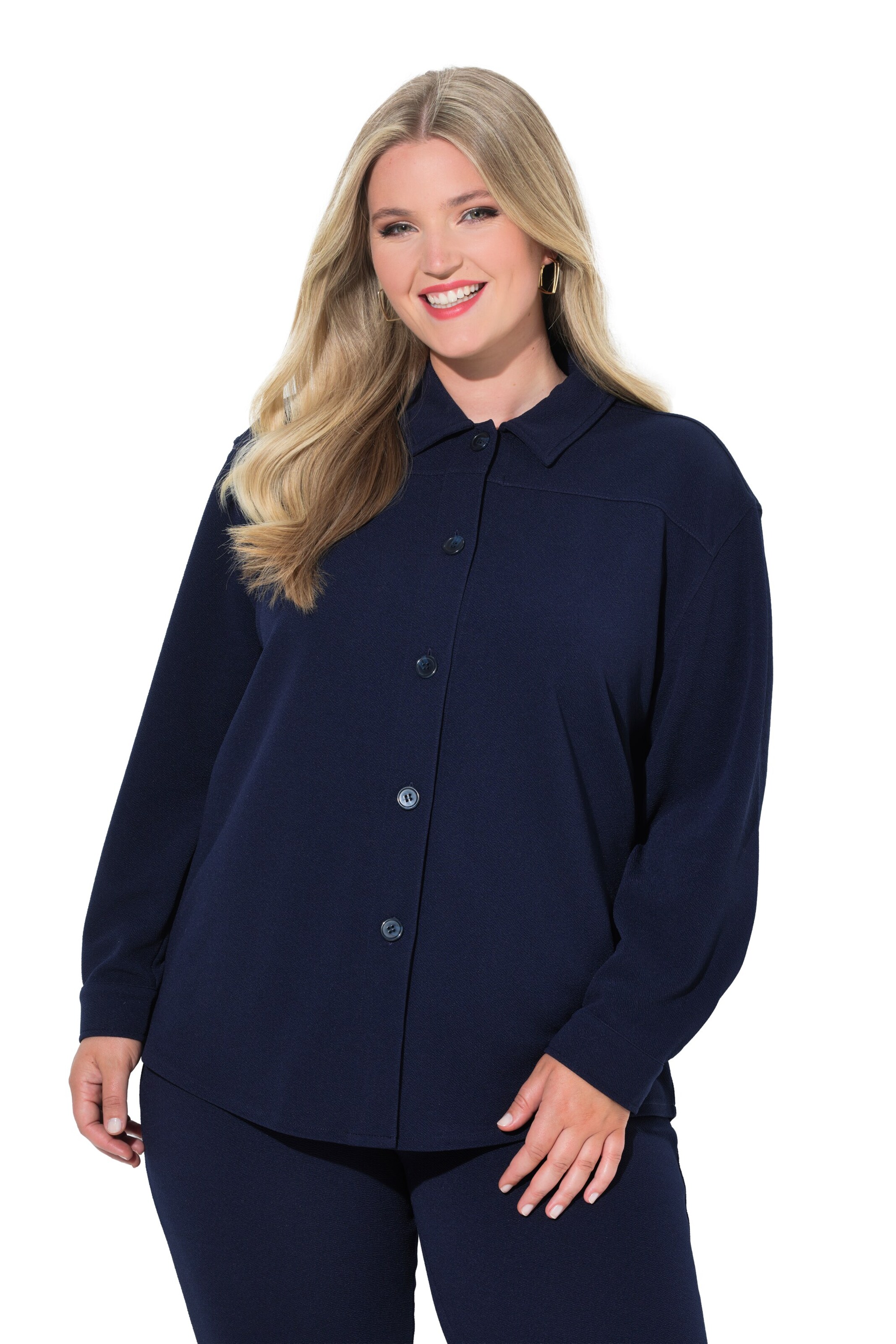 MIAMODA Blouse in Blauw: voorkant