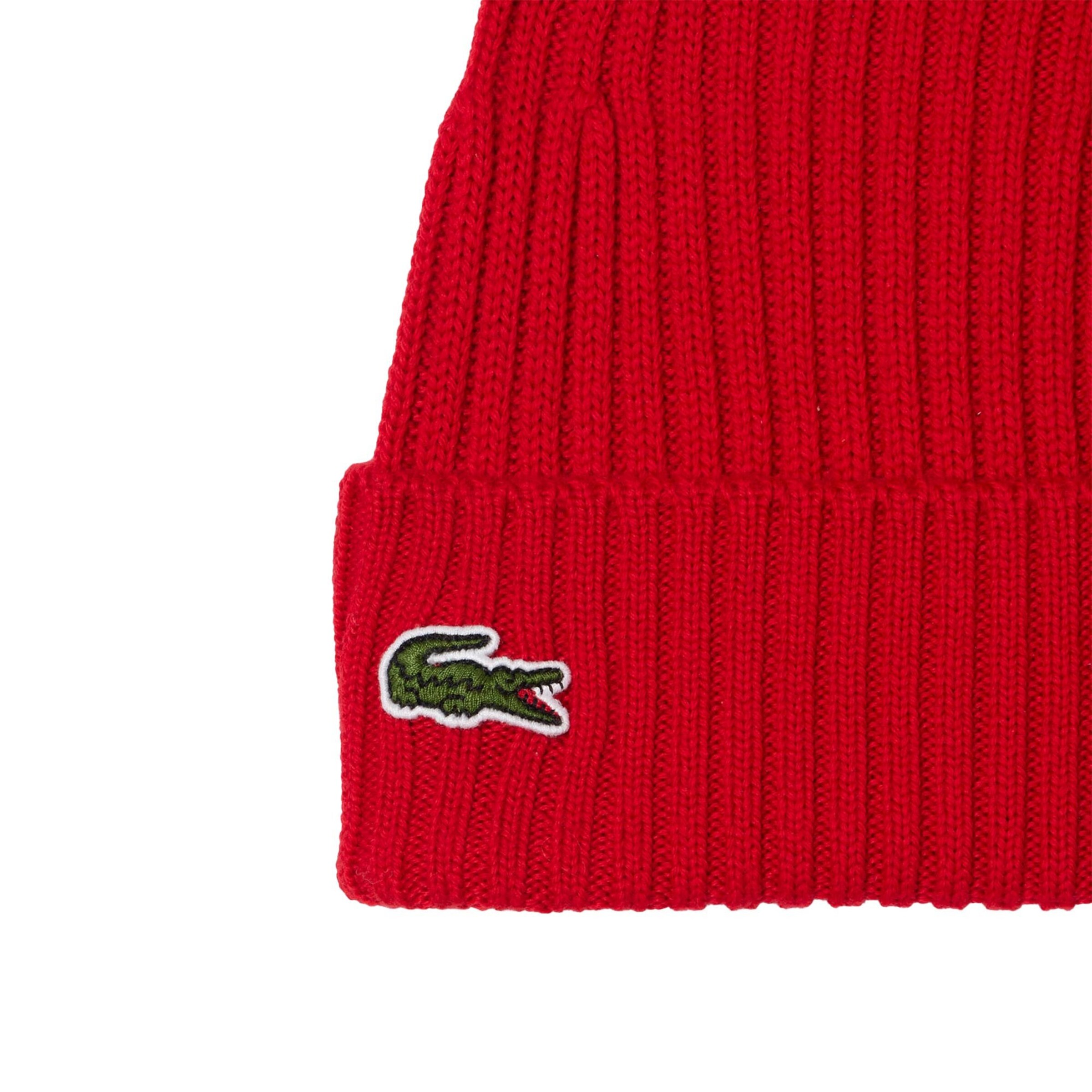 LACOSTE Beanie in Red