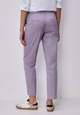 STREET ONE Slimfit Hose in Lila
