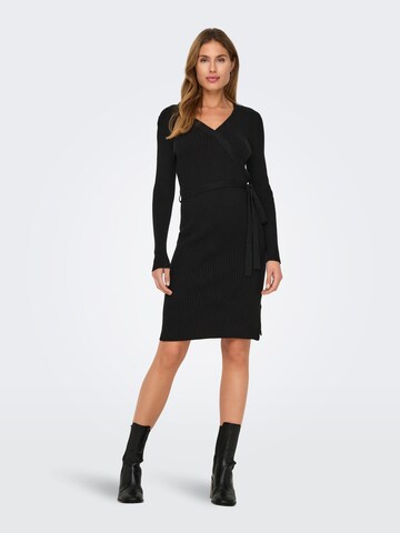 ONLY - Vestido de punto 'ONLVENLO' en negro