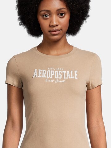 Maglietta di AÉROPOSTALE in beige