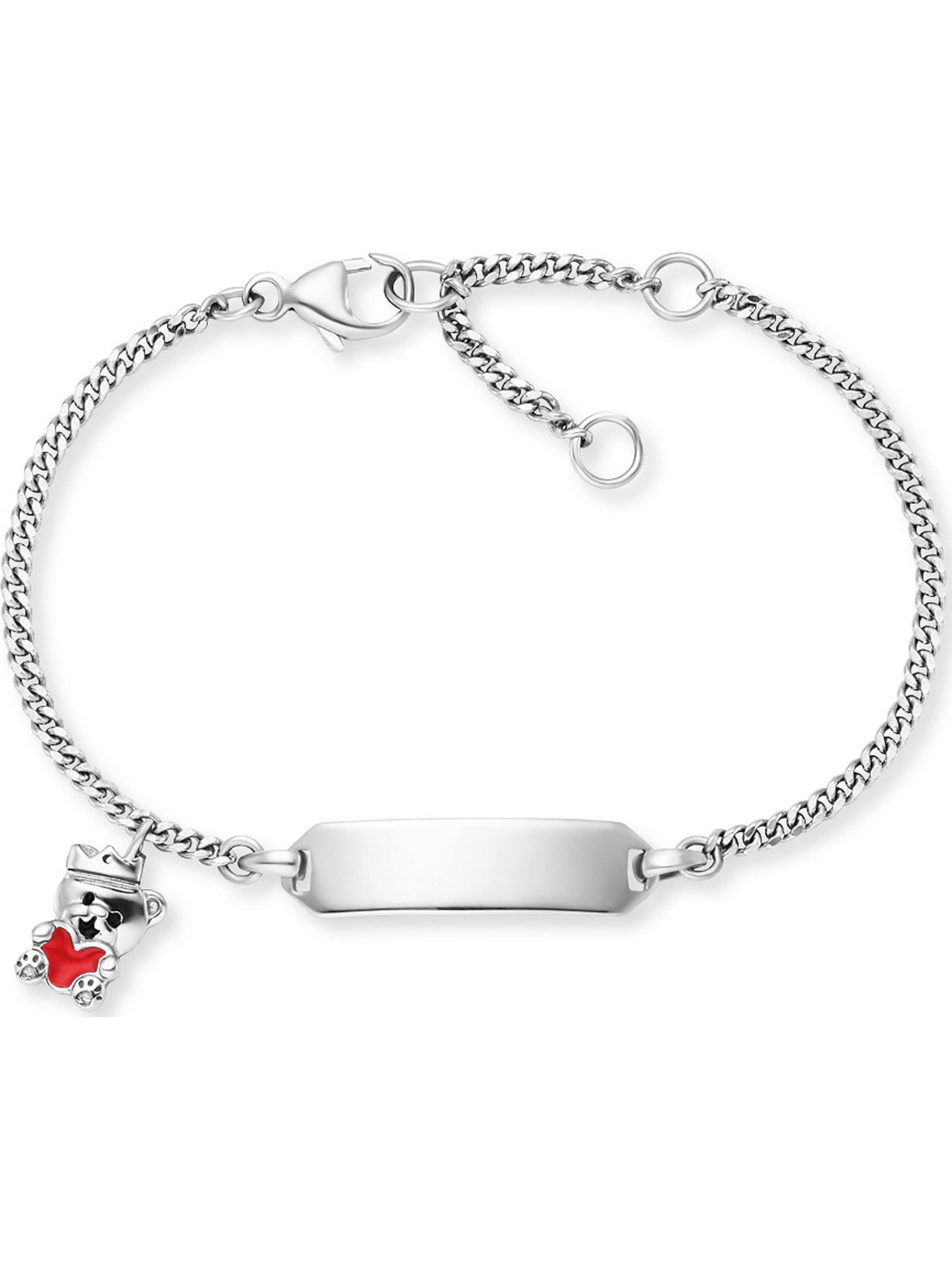 Herzengel Bracelet in Silver: front