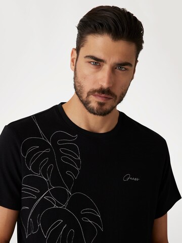 GUESS Shirt in Schwarz