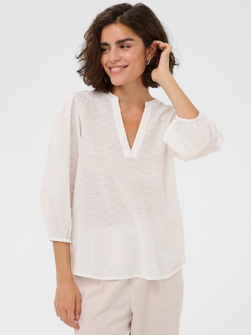 Kaffe - Blusa 'KAPenelope' en blanco: frente