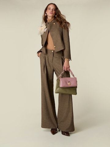 oltre Wide leg Broek in Bruin