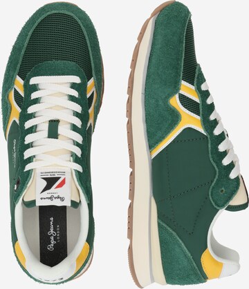 Pepe Jeans Sneakers laag 'BRIT FUN' in Groen