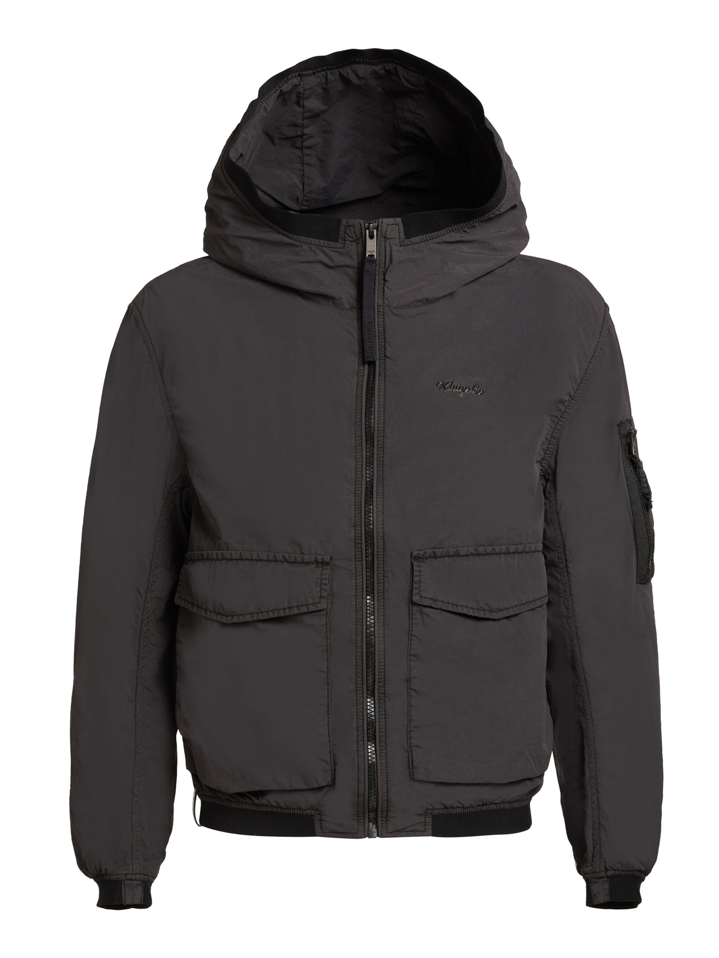 khujo Between-season jacket 'Vona' in Black: front