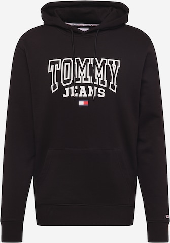 Tommy Jeans Bluzka sportowa w kolorze czarny: przód
