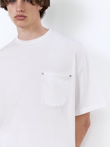 Pull&Bear Paita värissä valkoinen