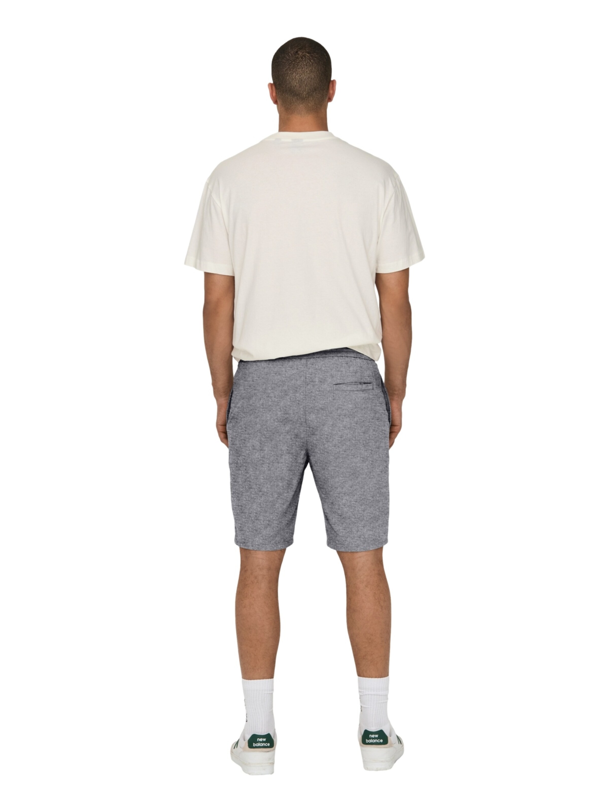 Only & Sons Regular Shorts 'Linus 0007' in Grau