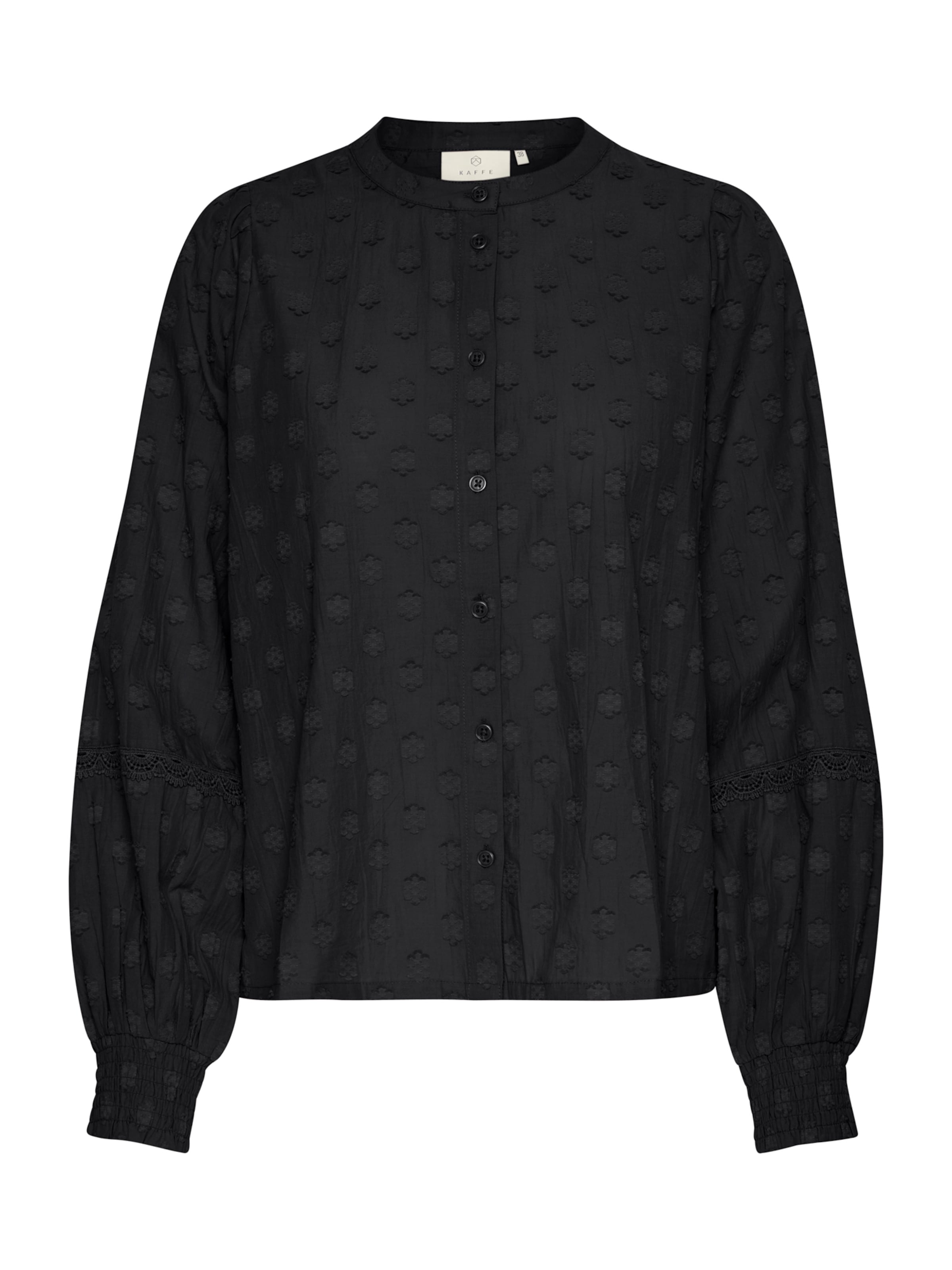 Kaffe - Blusa 'Enya' en negro: frente