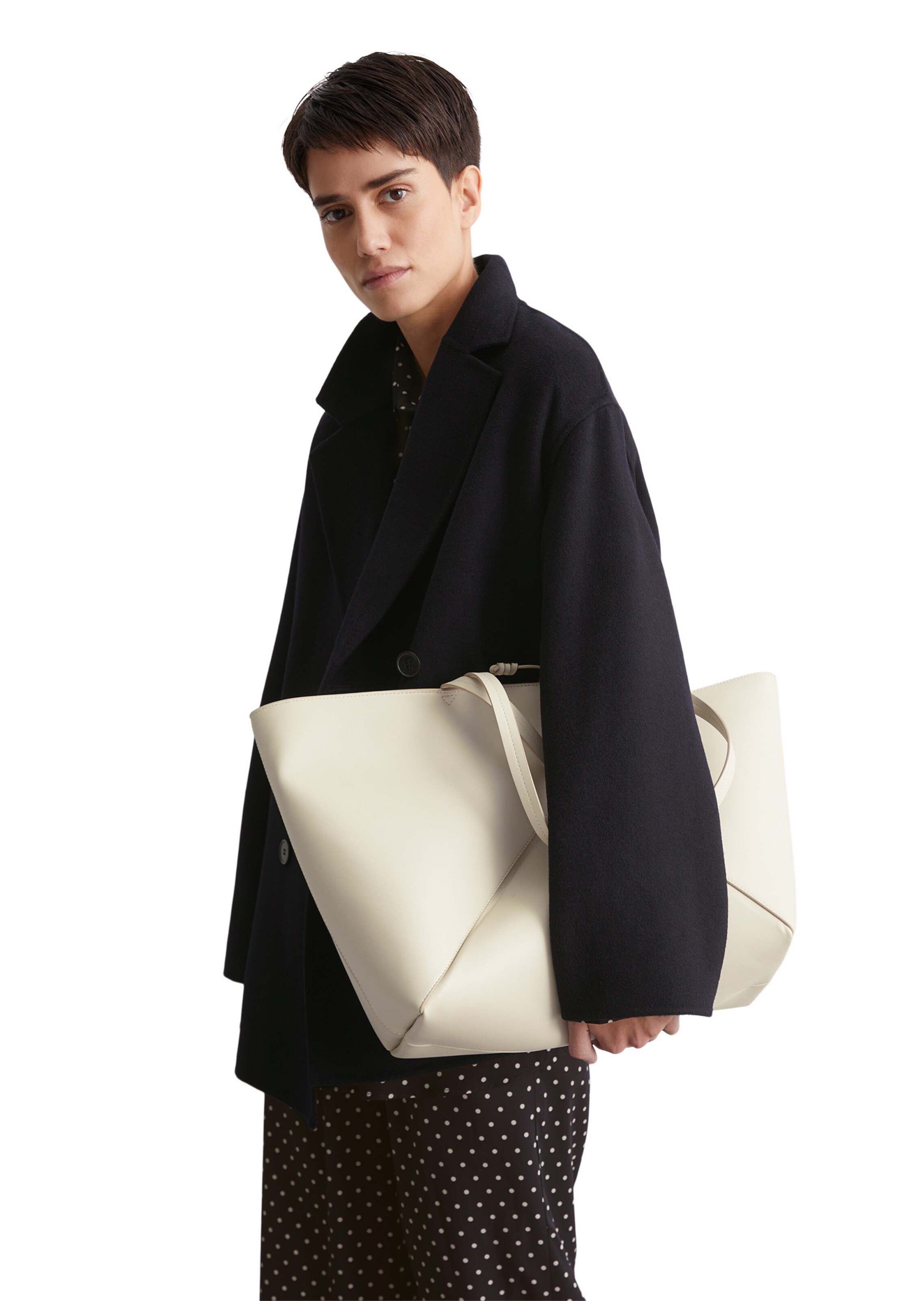 Marc O'Polo Shopper in Beige: front