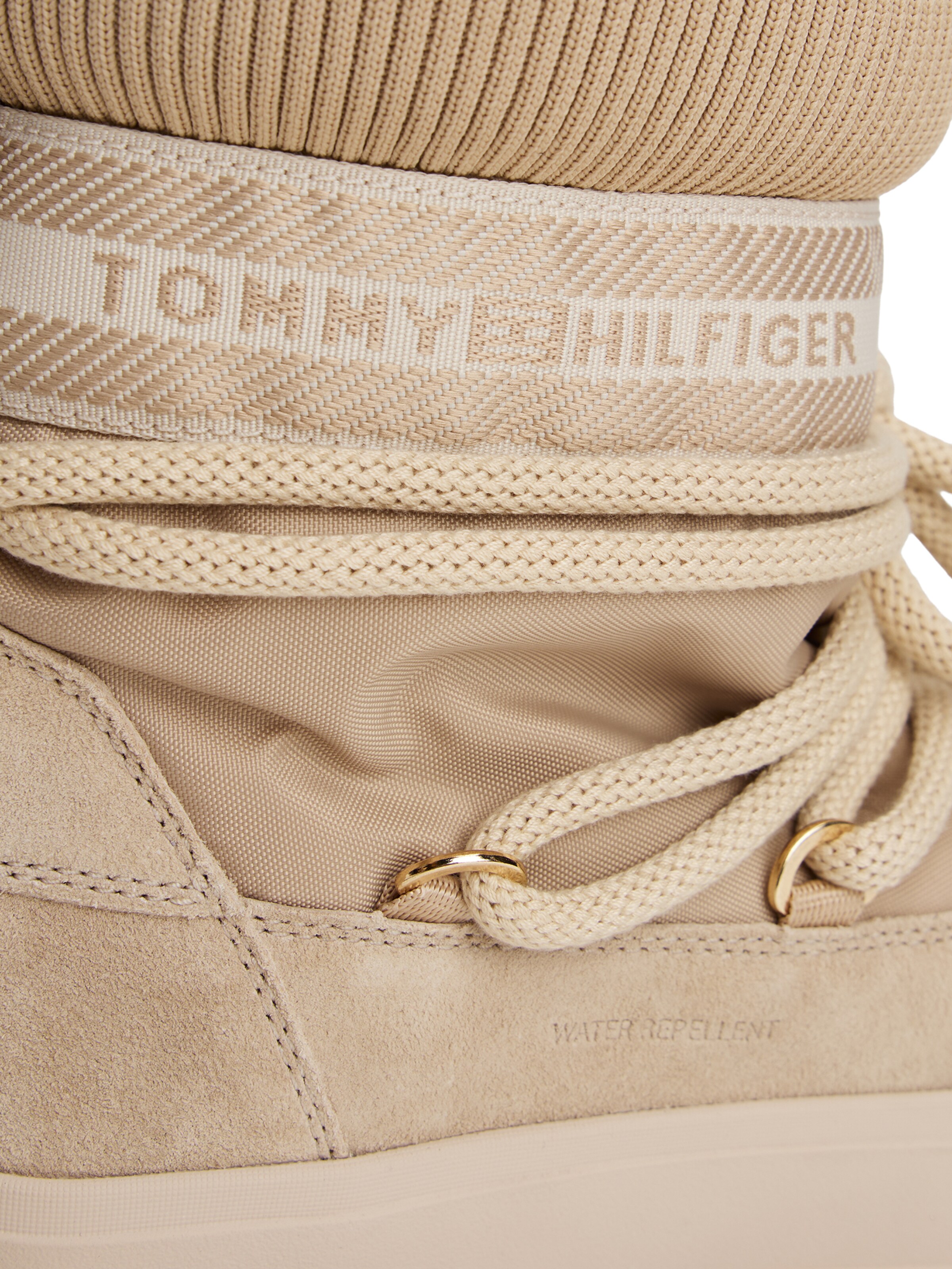 TOMMY HILFIGER Snow boots in Beige