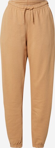 Pantalon 'Amaze' WEEKDAY en beige : devant