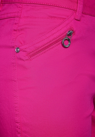 STREET ONE Slimfit Hose in Pink