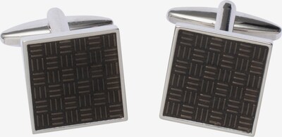 ETERNA Manchetknopen in de kleur Zwart / Zilver, Productweergave