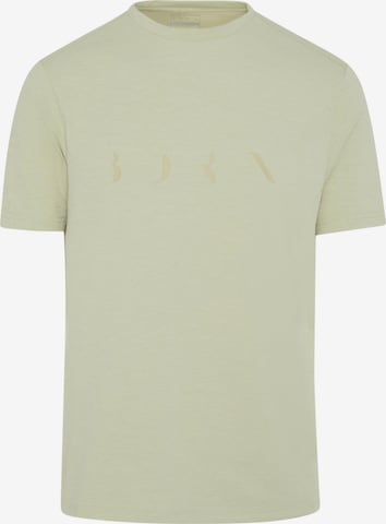 T-Shirt fonctionnel 'Melville' Born Living Yoga en vert : devant