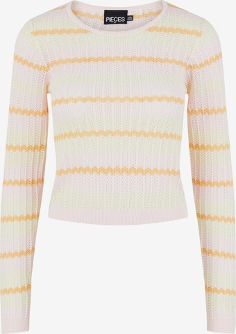 PIECES Pullover 'Venice' i beige: forside