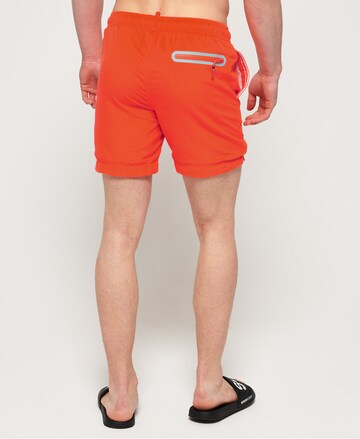 Superdry Board Shorts 'Water' in Orange