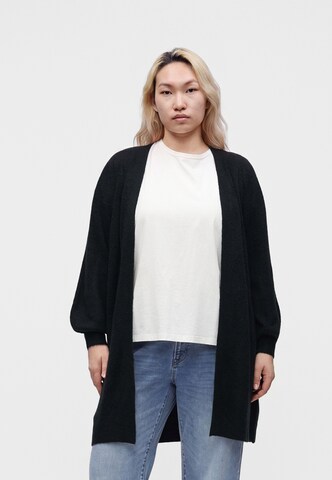Vero Moda Curve - Casaco de malha 'VMRUBELLEFILE' em preto: frente