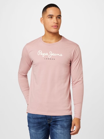 Pepe Jeans - Camiseta 'EGGO' en rosa: frente