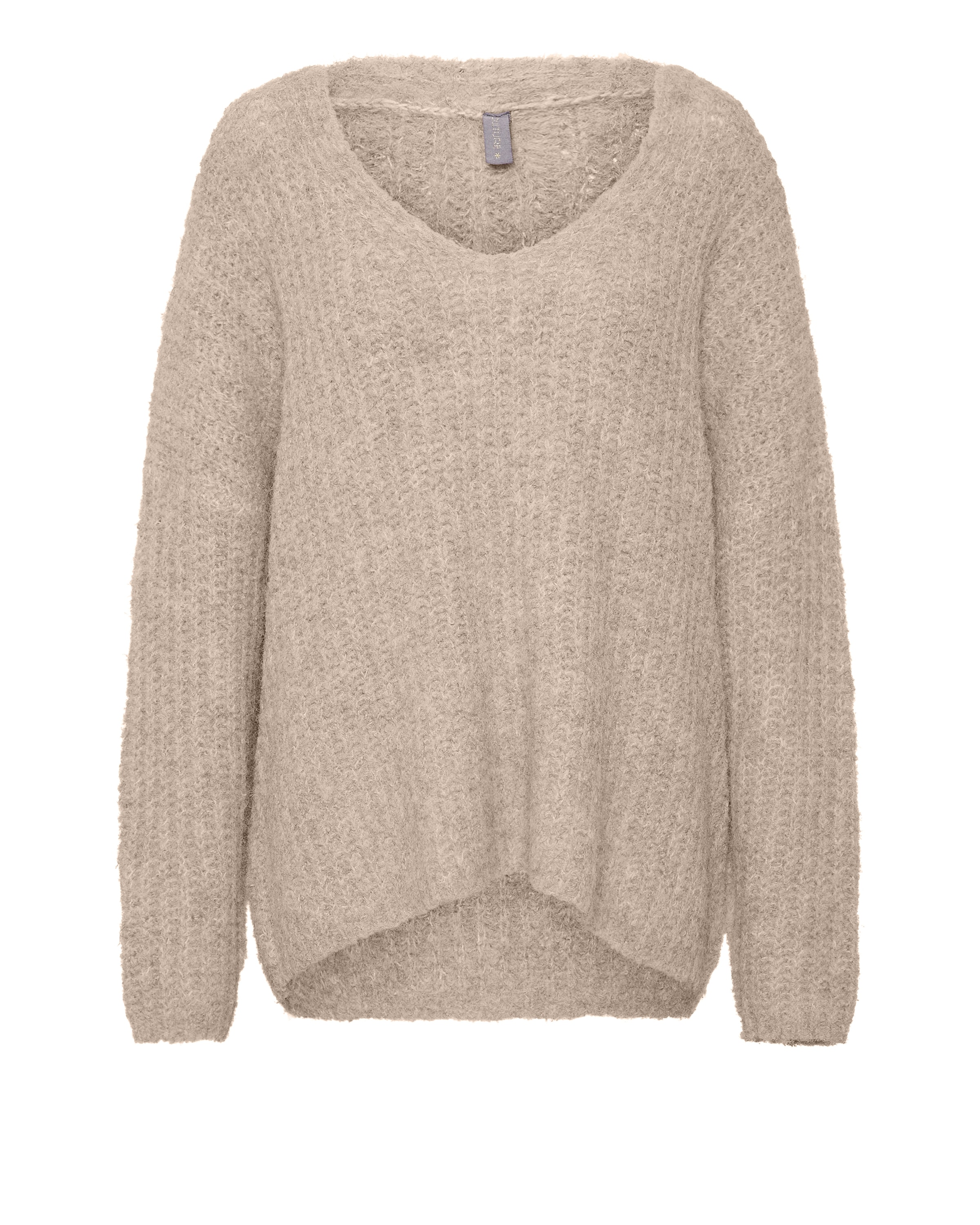 CULTURE Pullover 'CU Brava' i beige-meleret, Produktvisning