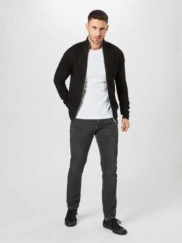 BURTON MENSWEAR LONDON - Ajuste regular Cárdigan en negro