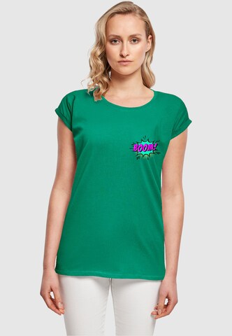 T-shirt 'Boom Comic' Merchcode en vert : devant