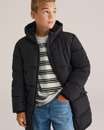 WE Fashion Зимняя куртка в Черный