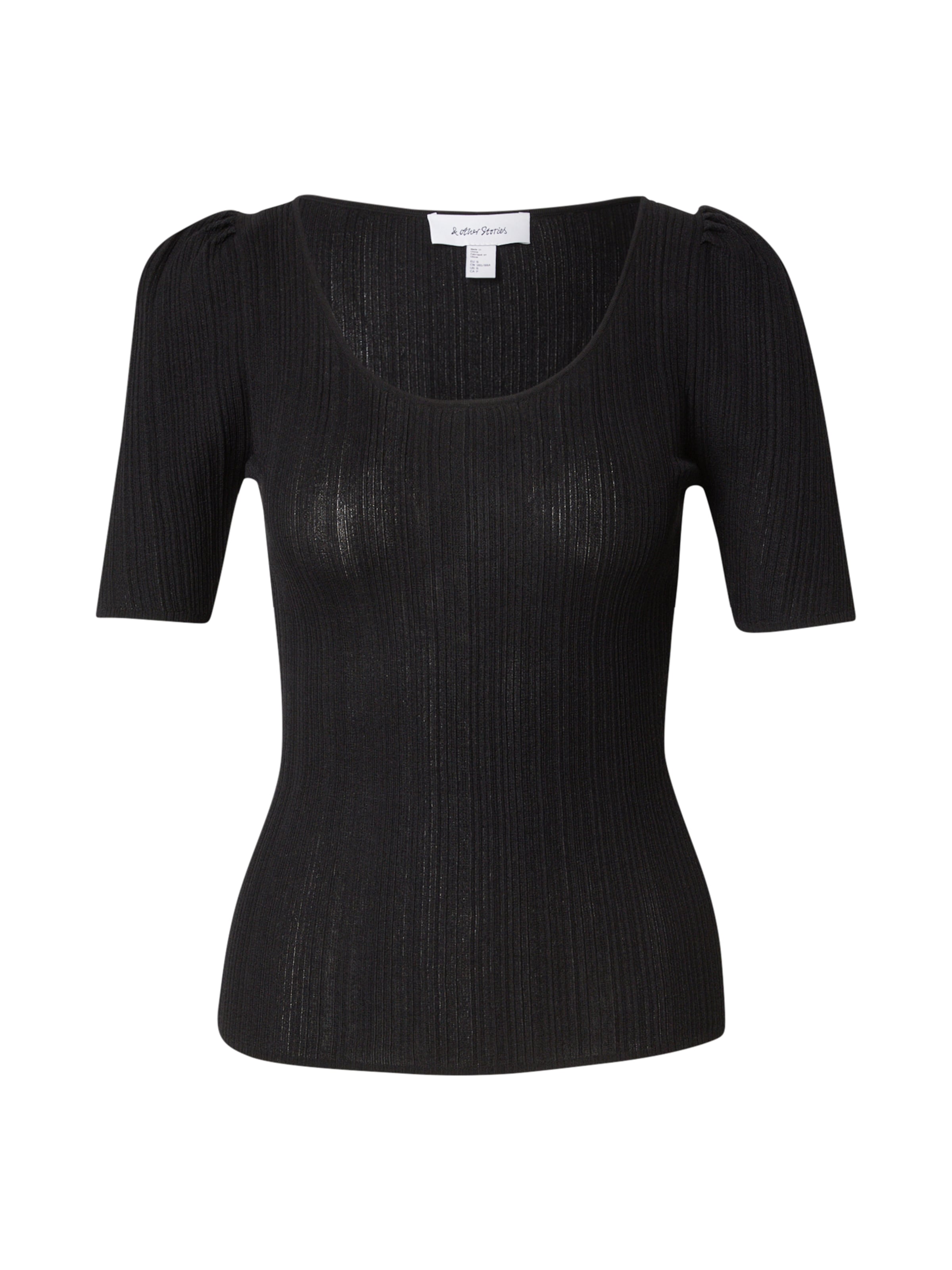 & Other Stories Póló - fekete: elől