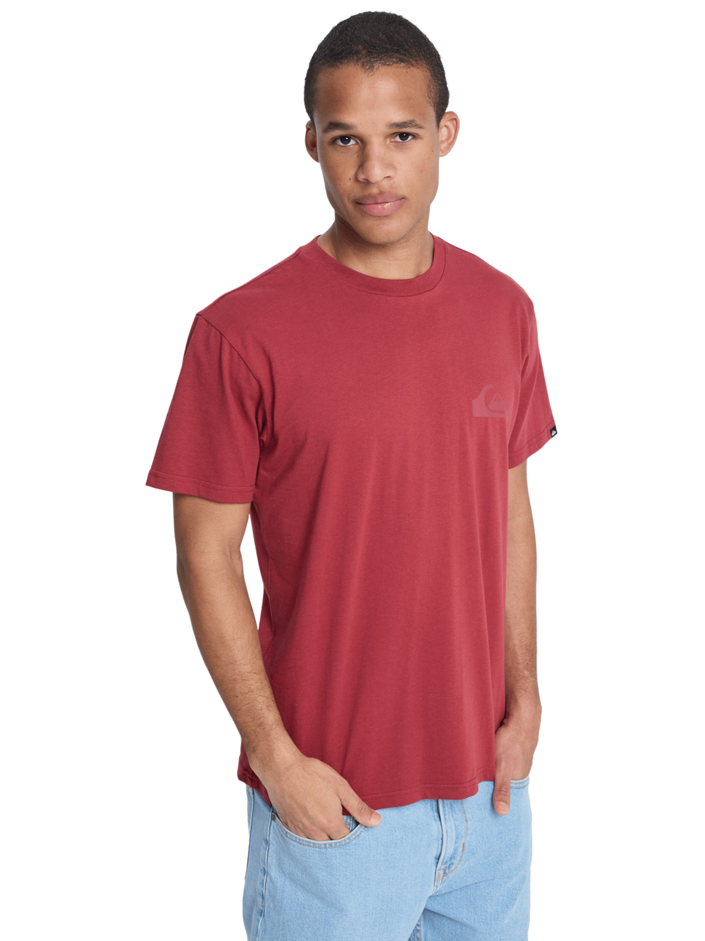 QUIKSILVER Performance Shirt 'Ev Mini Logo' in Red