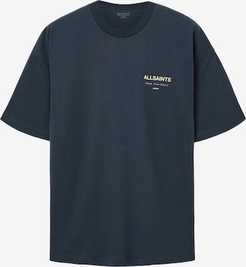 AllSaints - Camisa 'Underground' em azul: frente